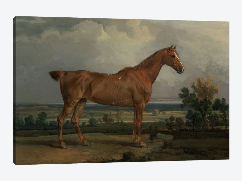 Hunter In A Landscape, 1810 by James Ward 1-piece Canvas Wall Art