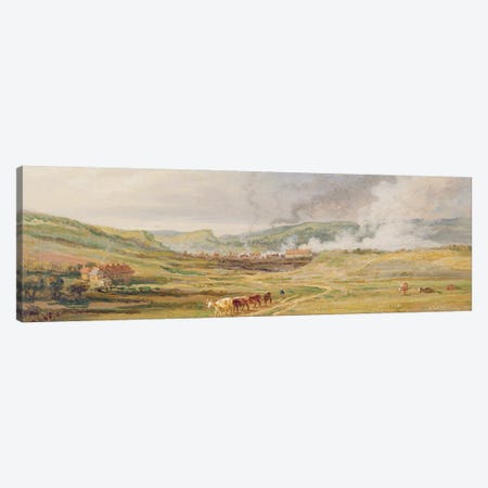 Landscape Near Swansea, South Wales Canvas Print #BMN11132} by James Ward Canvas Wall Art