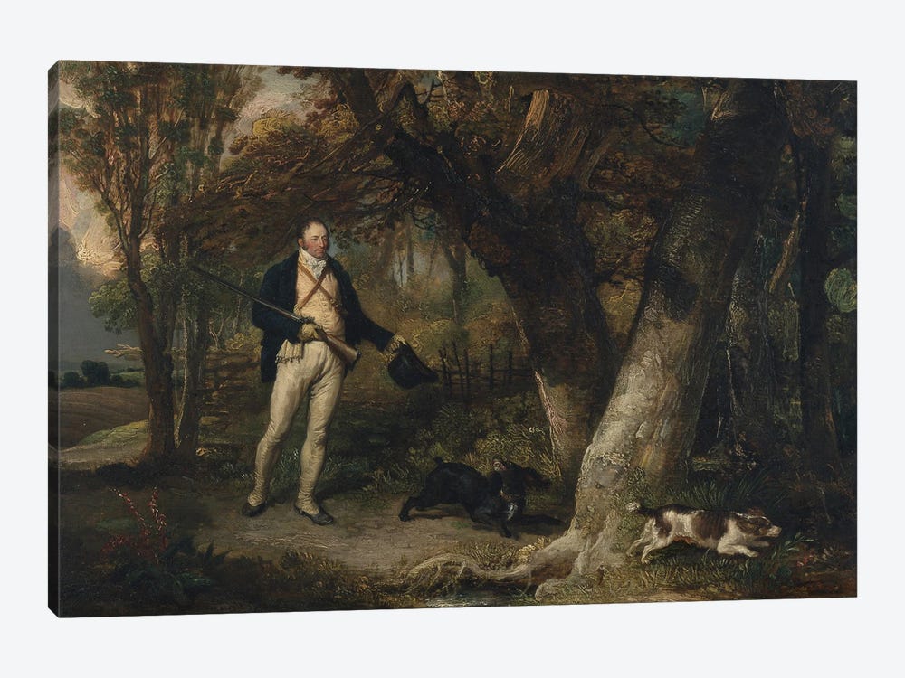 Portrait Of The Rev. Thomas Levett And Favourite Dogs, Cock-Shooting, 1811 1-piece Art Print