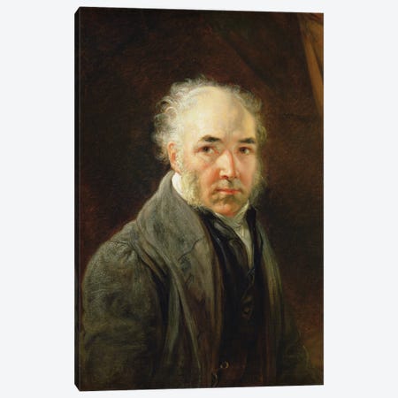 Self Portrait, 1830 Canvas Print #BMN11147} by James Ward Canvas Artwork
