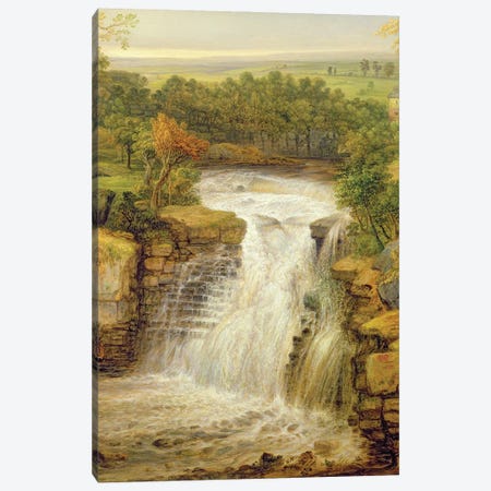 The Falls Of The Clyde After A Flood, 1852 Canvas Print #BMN11161} by James Ward Canvas Print