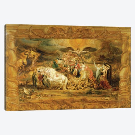 The Triumph Of Arthur Duke Of Wellington Canvas Print #BMN11170} by James Ward Canvas Wall Art