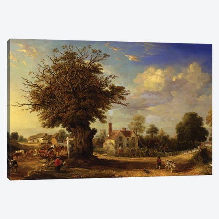 The Yeldham Oak At Great Yeldham, Essex, 1833 Canvas Print #BMN11171} by James Ward Canvas Art
