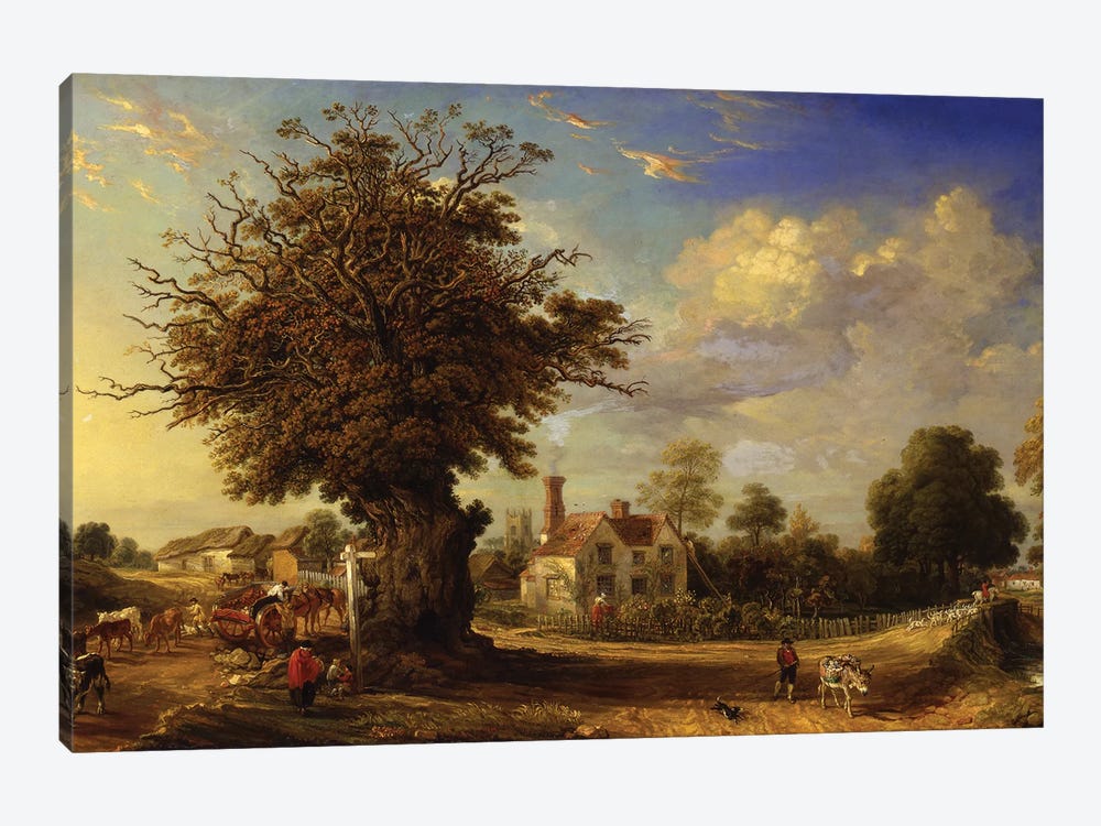 The Yeldham Oak At Great Yeldham, Essex, 1833 by James Ward 1-piece Canvas Print