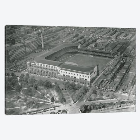 Aerial View Of Shibe Park, Game 1, World Series, October 1, 1930 Canvas Print #BMN11173} by American Photographer Canvas Artwork