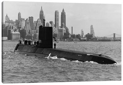 USS Nautilus (SSN-571) Canvas Art Print - Submarine Art