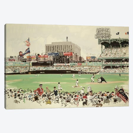 Yankee Stadium, New York Canvas Print #BMN11200} by American School Canvas Art