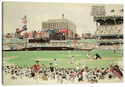 Yankee Stadium, New York Canvas Art Print - Stadium Art