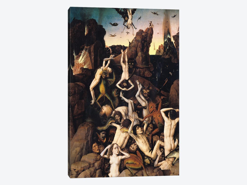 Hell by Dirck Bouts 1-piece Canvas Print