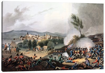 Battle of Vittoria, 21st June, 1813 Canvas Art Print