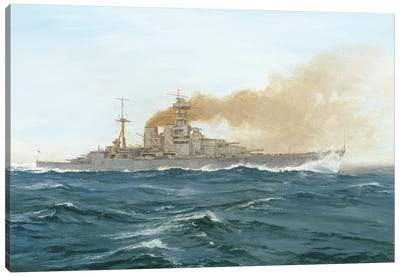 HMS Hood, 1919 Canvas Art Print