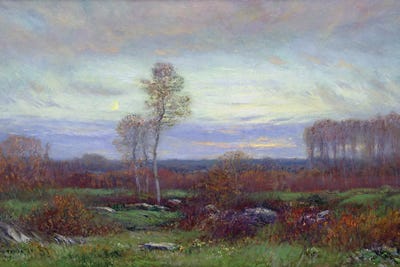 Canvas Print: Autumn Evening by Dwight William Tryon - thumbnail
