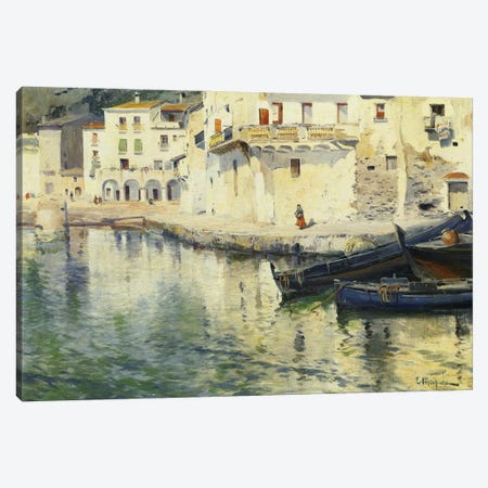 The Port Of Cadaques Canvas Print #BMN11243} by Eliseu Meifrèn i Roig Canvas Wall Art