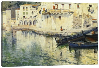The Port Of Cadaques Canvas Art Print