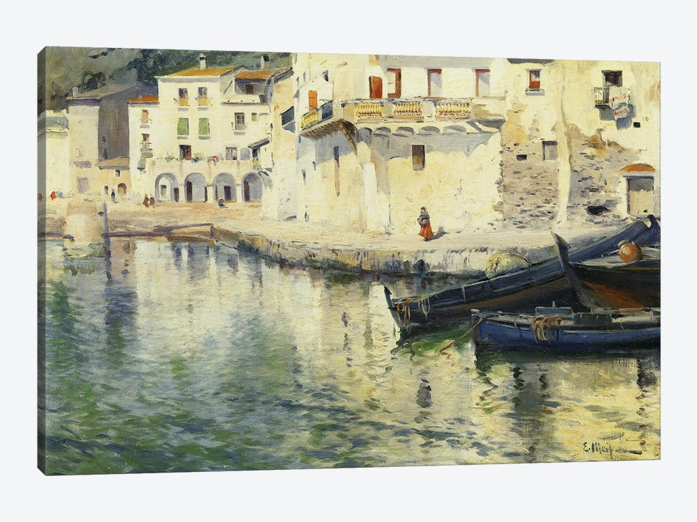 The Port Of Cadaques by Eliseu Meifrèn i Roig 1-piece Canvas Art