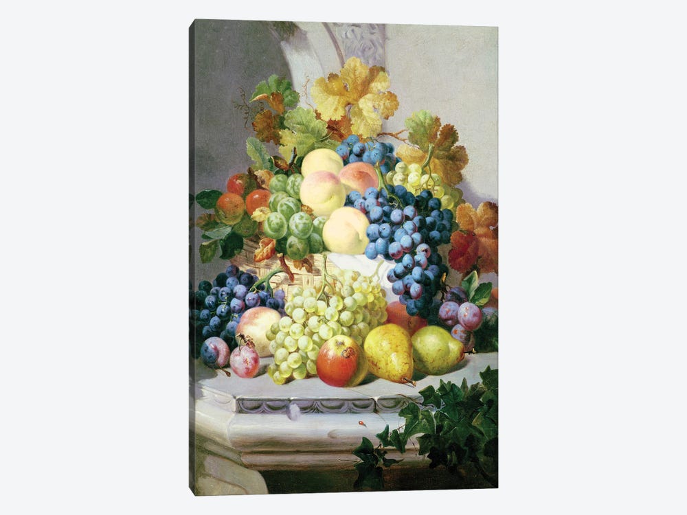 Still Life With Grapes And Pears by Eloise Harriet Stannard 1-piece Canvas Artwork