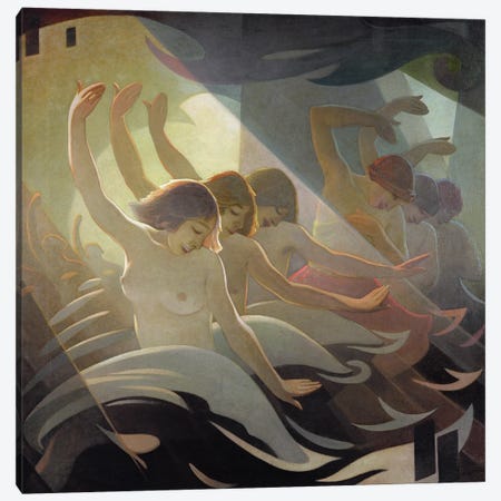 Dance Rhythm, 1920 Canvas Print #BMN11294} by Eric Harald Macbeth Robertson Canvas Art