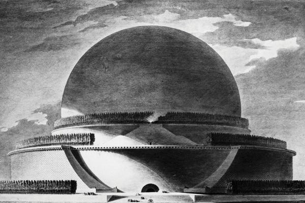 Design For Newton's Cenotaph, 1764