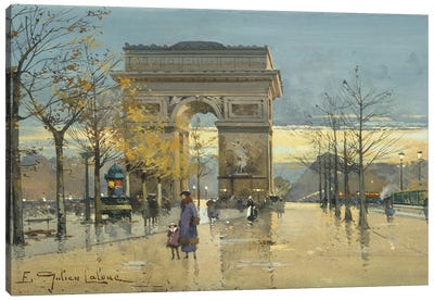 Arc de Triomphe Canvas Art Print