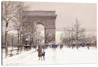 L' Arc de Triomphe Canvas Art Print