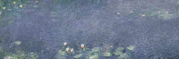 Lilies: Waterlilies Morning Ver. II by Claude Monet
