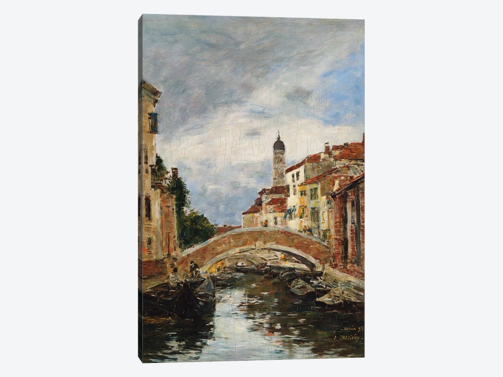A Small Venetian Canal, 1895 1-piece Canvas Art