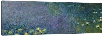 Waterlilies: Morning, 1914-18  Canvas Art Print - Claude Monet