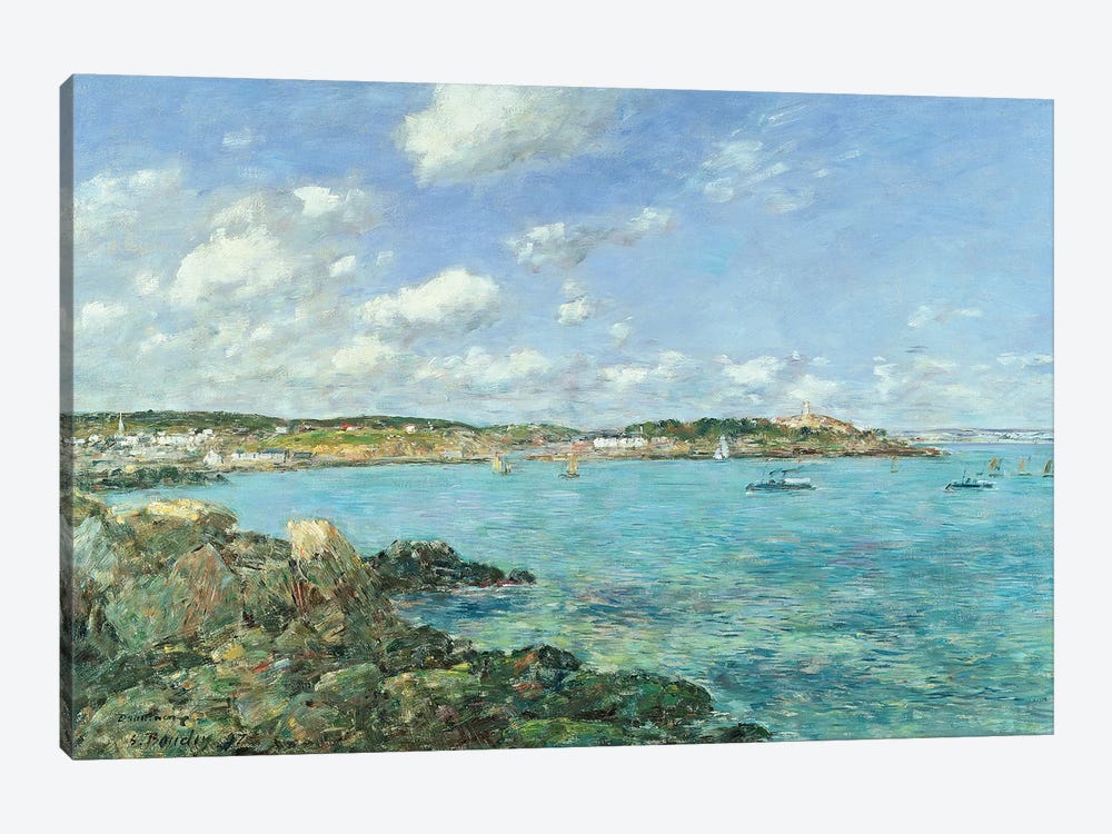 The Bay Of Douarnenez, 1897 by Eugene Louis Boudin 1-piece Canvas Print