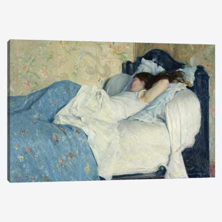 In Bed Canvas Print #BMN11348} by Federigo Zandomeneghi Art Print