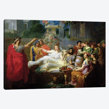 The Sword Of Damocles Canvas Print #BMN11352} by Felix Auvray Canvas Wall Art