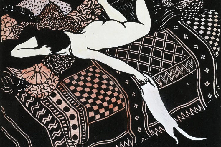 La Paresse, 1896 by Felix Edouard Vallotton wall art