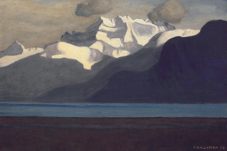 Lac Leman And Les Dents du Midi, 1919