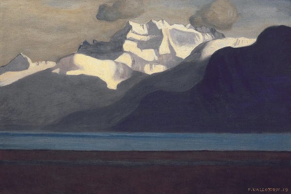 Lac Leman And Les Dents du Midi, 1919