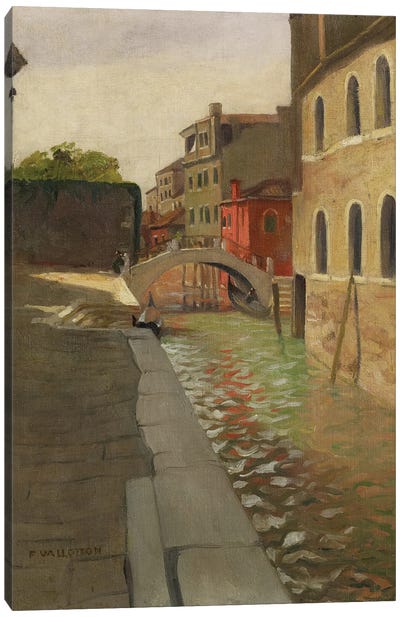 Rio della Salute, Venice, c.1902 Canvas Art Print - Felix Vallotton