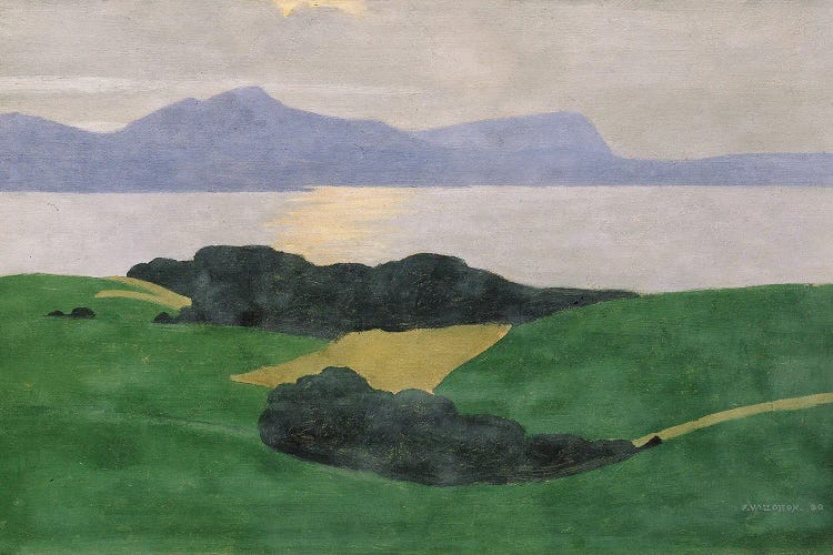 The Saleve And The Lake, 1900 by Felix Edouard Vallotton wall art