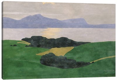 The Saleve And The Lake, 1900 Canvas Art Print - Felix Vallotton