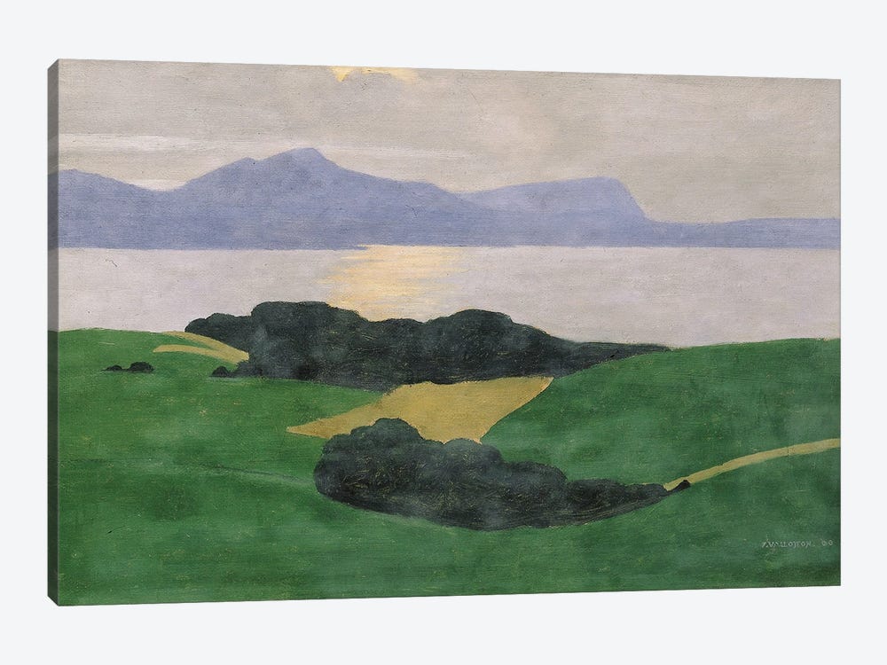 The Saleve And The Lake, 1900 by Felix Edouard Vallotton 1-piece Canvas Art