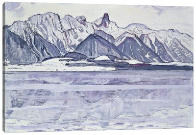 Stockhorn Verschneit, 1913-14 Canvas Art Print