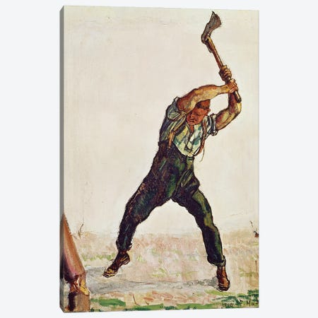The Woodman, 1910 Canvas Print #BMN11372} by Ferdinand Hodler Canvas Art