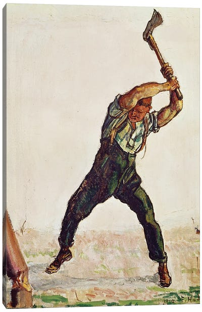 The Woodman, 1910 Canvas Art Print
