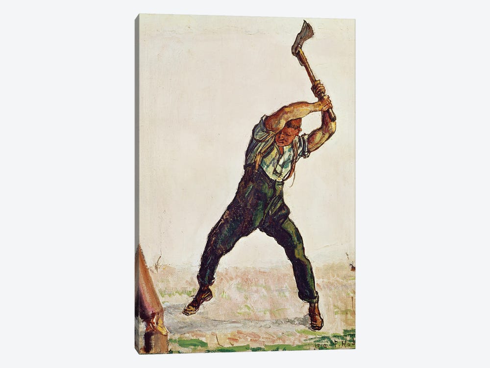 The Woodman, 1910 by Ferdinand Hodler 1-piece Canvas Print