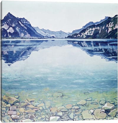 Thunersee von Leissigen Canvas Art Print - Switzerland Art