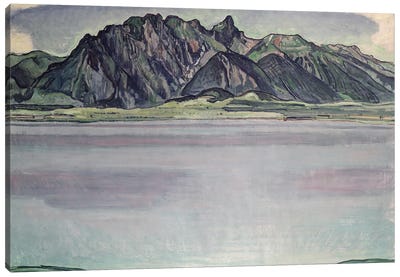 Thunersee With The Stockhorn Mountains II, 1910 Canvas Art Print