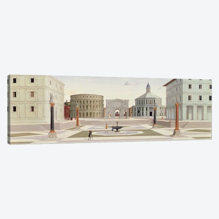 The Ideal City, c.1480 Canvas Print #BMN11380} by Fra Carnevale Canvas Art Print