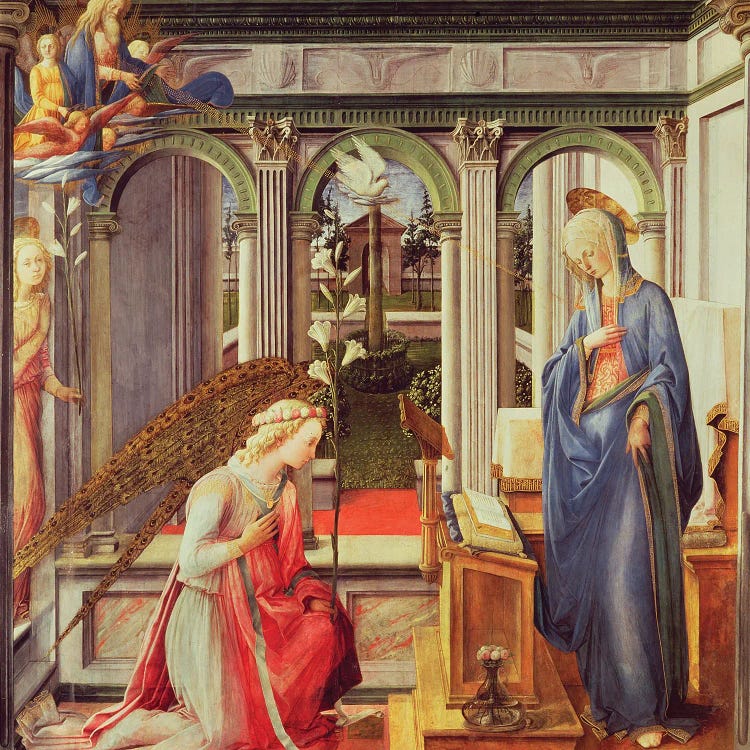 Annunciation To Mary (Alte Pinakothek), c.1443-45