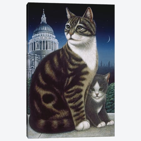 Faith, The St. Pauls Cat, 1995 Canvas Print #BMN11383} by Frances Broomfield Canvas Print