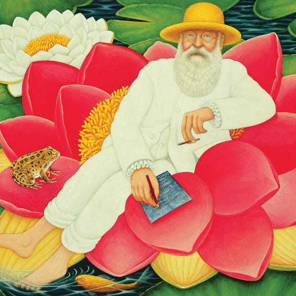 Van Gogh & Friends: Monet's Waterlilies, 1996 by Frances Broomfield