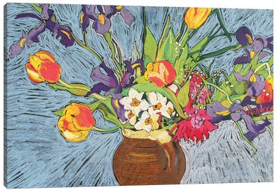 Spring Flowers Canvas Art Print