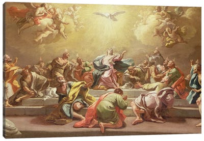The Descent Of The Holy Spirit Canvas Art Print