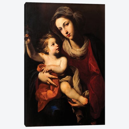 Madonna And Child Canvas Print #BMN11394} by Francesco Solimena Art Print